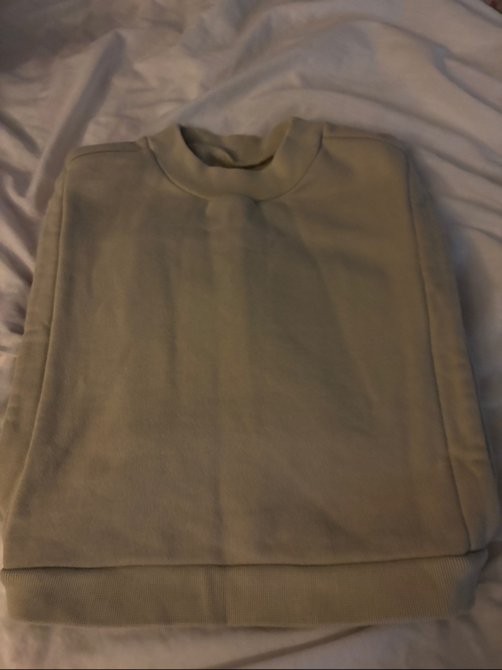 ALO Neutral Tan Sweatshirt Bottoms - Picture 6 of 7